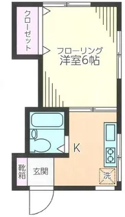 広瀬アパート【1階】の間取り