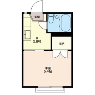 カーサヨコハマ【2階】の間取り