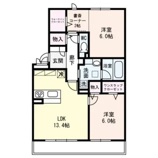 グランドルミエール【2階】の間取り