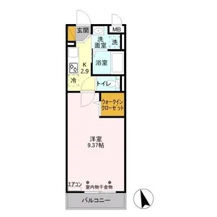 エレガンス・チヨダ【3階】の間取り