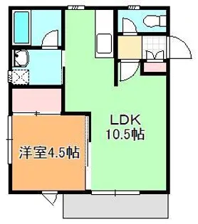 ネオリファインド I【1階】の間取り