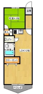 ミドービル【8階】の間取り