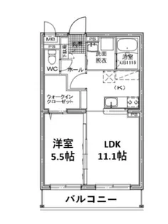 プレジャー希【5階】の間取り