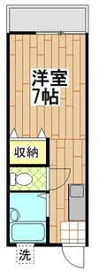 コーポ草風A棟【1階】の間取り