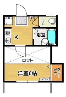 パレス安積III【1階】の間取り