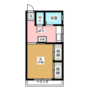望月マンション【3階】の間取り