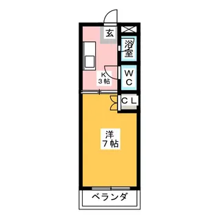 ホワイトハイム弥富【3階】の間取り