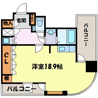 千種タワーヒルズ【3階】の間取り