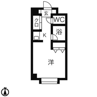 リエス尾頭橋【1階】の間取り