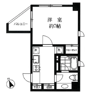 プレール・ドゥーク日本橋リバーサイド【9階】の間取り