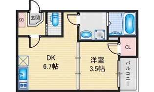 ハーモニーテラス鳴海町VII【1階】の間取り
