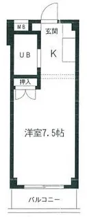 アーバンハイツNY【1階】の間取り