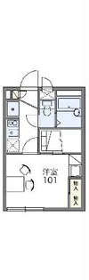 レオパレスサカエ【1階】の間取り