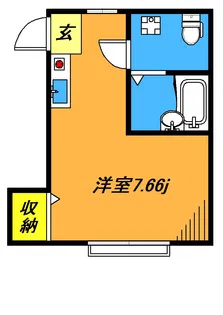 チェリーハイム【1階】の間取り