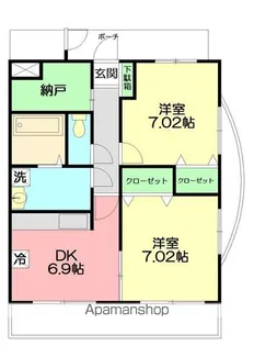 ペイサージュ【2階】の間取り