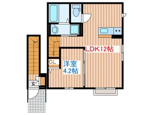 エトワール【2階】の間取り