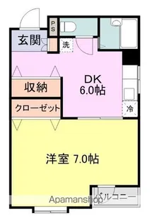 メゾンルーチェ【2階】の間取り