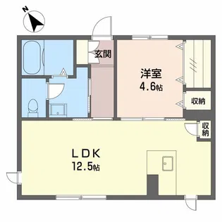 アクレイム【1階】の間取り