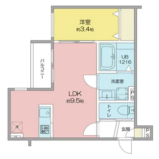SQUARE知立【1階】の間取り