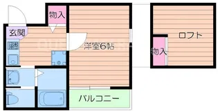 Alpha Stage APMII【1階】の間取り