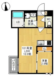 Grandtic ArkII【1階】の間取り
