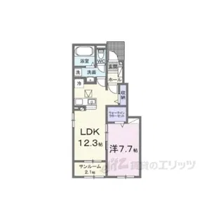 リーオ ヨシノヤ【1階】の間取り