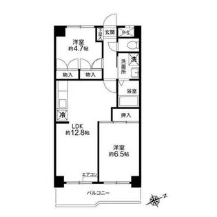 ヒルトップ・荏田【3階】の間取り