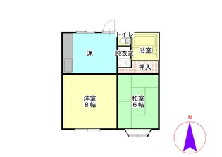 オービットN【2階】の間取り