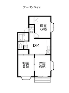 アーバンハイムB【2階】の間取り