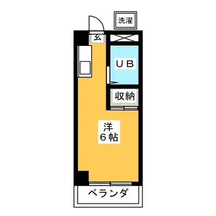 1Rの間取り画像