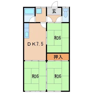 ビバリーヒルズ【2階】の間取り