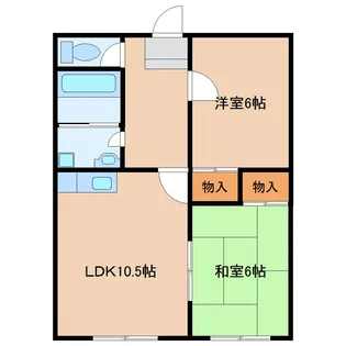 アビタシオンA【1階】の間取り