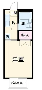 1Kの間取り画像