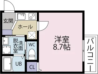 さくら神戸長田【2階】の間取り