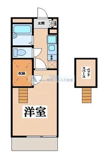レオパレスエーデル菱屋西【3階】の間取り