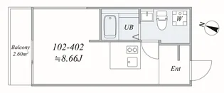 trias114【1階】の間取り