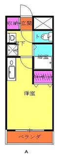 高砂ハイツI【4階】の間取り