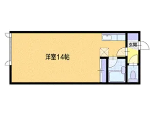 ニューファッションエリカ【3階】の間取り