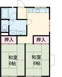 Kハイツ和らぎ【1階】の間取り