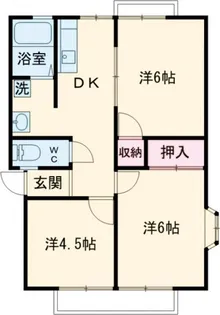 モアクレスト早野【1階】の間取り