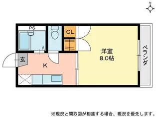 グリーンエージ【1階】の間取り