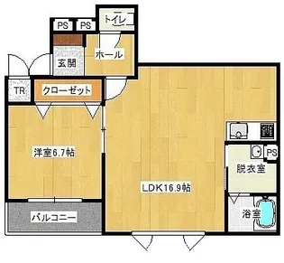 クレセルVII【3階】の間取り