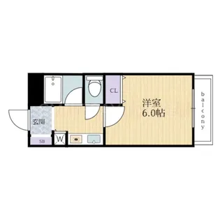 兵庫県神戸市兵庫区新開地6【マンション】の間取り