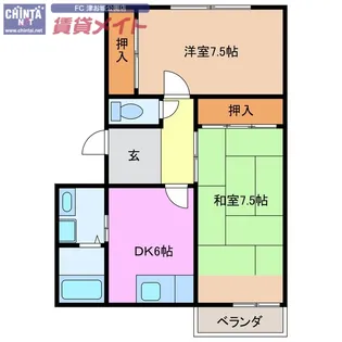 CASA DE BIENESTAR【4階】の間取り