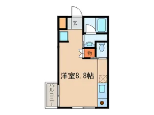 ボ-ディングハウスY.G【1階】の間取り