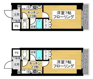 ハイムFUJIOKA【3階】の間取り