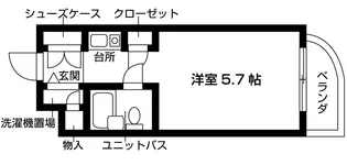 レスポワール世田谷上北沢III【3階】の間取り