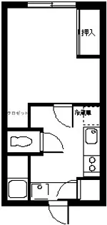 ロイ桔梗野【1階】の間取り