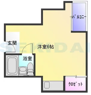 山田ビル【4階】の間取り
