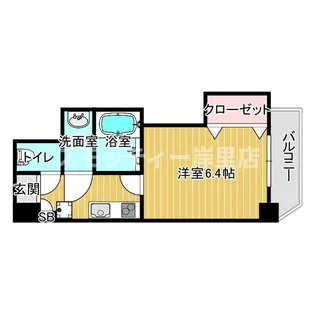 ラグゼ住之江【8階】の間取り
